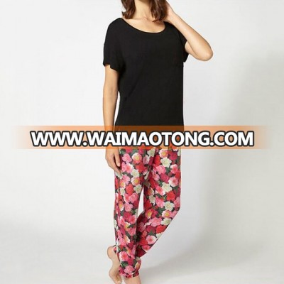 cotton pajamas women grey plain nightwear